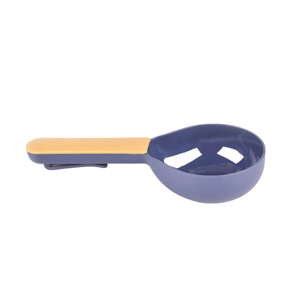 Pet Cat Food Scoop with Handle Blue Pet Cat Food Scoop with Handle Blue