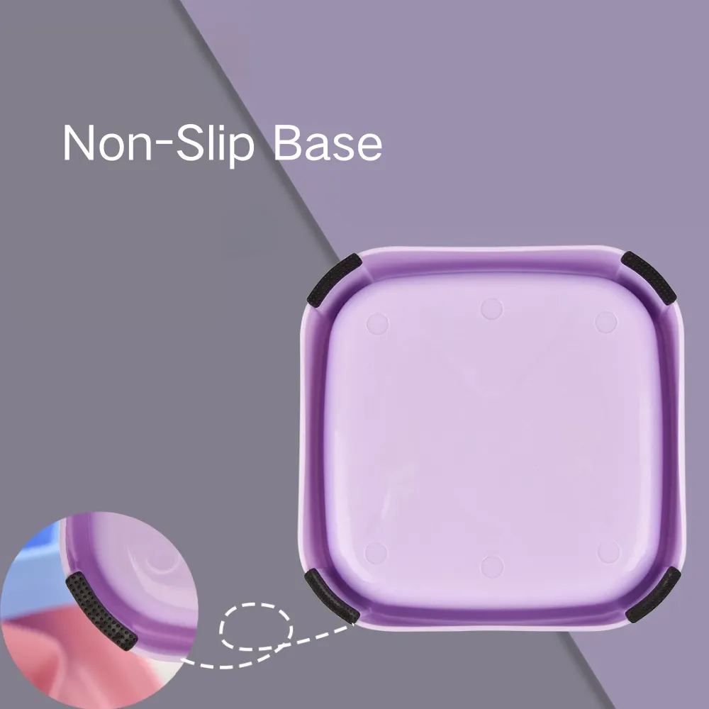 PP Slow Feeder Bowl with Wavy Columns_3