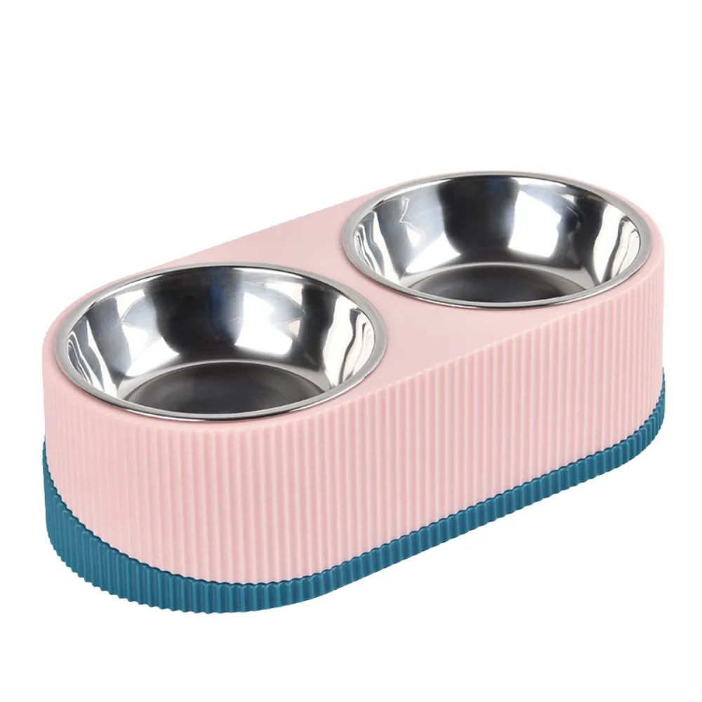 Pet Food Water Bowl Pink Pet Food Water Bowl Pink