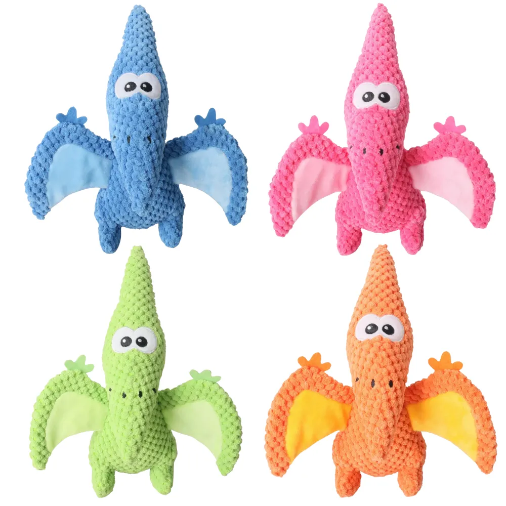 Fluffy PP Cotton Pterodactyl with Squeaky Wings  Dog Toy