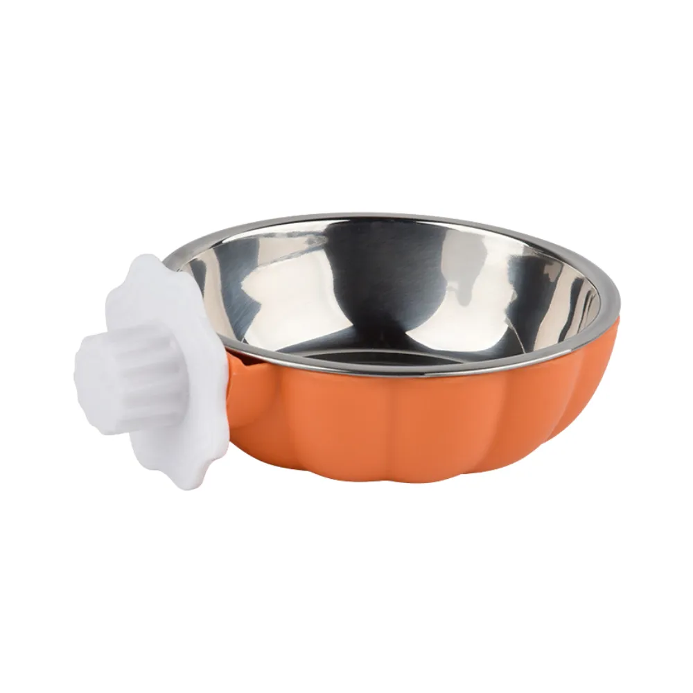 Hanging Cat Bowl Orange
