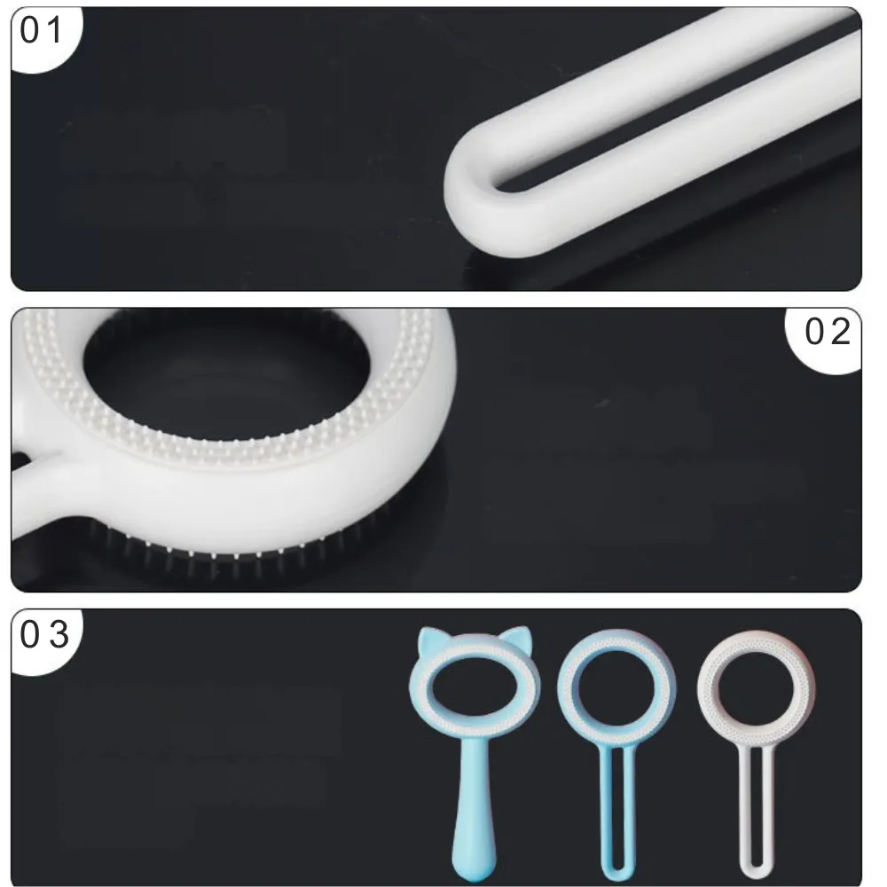 Soft Silicone Massage Bath Pet Brush