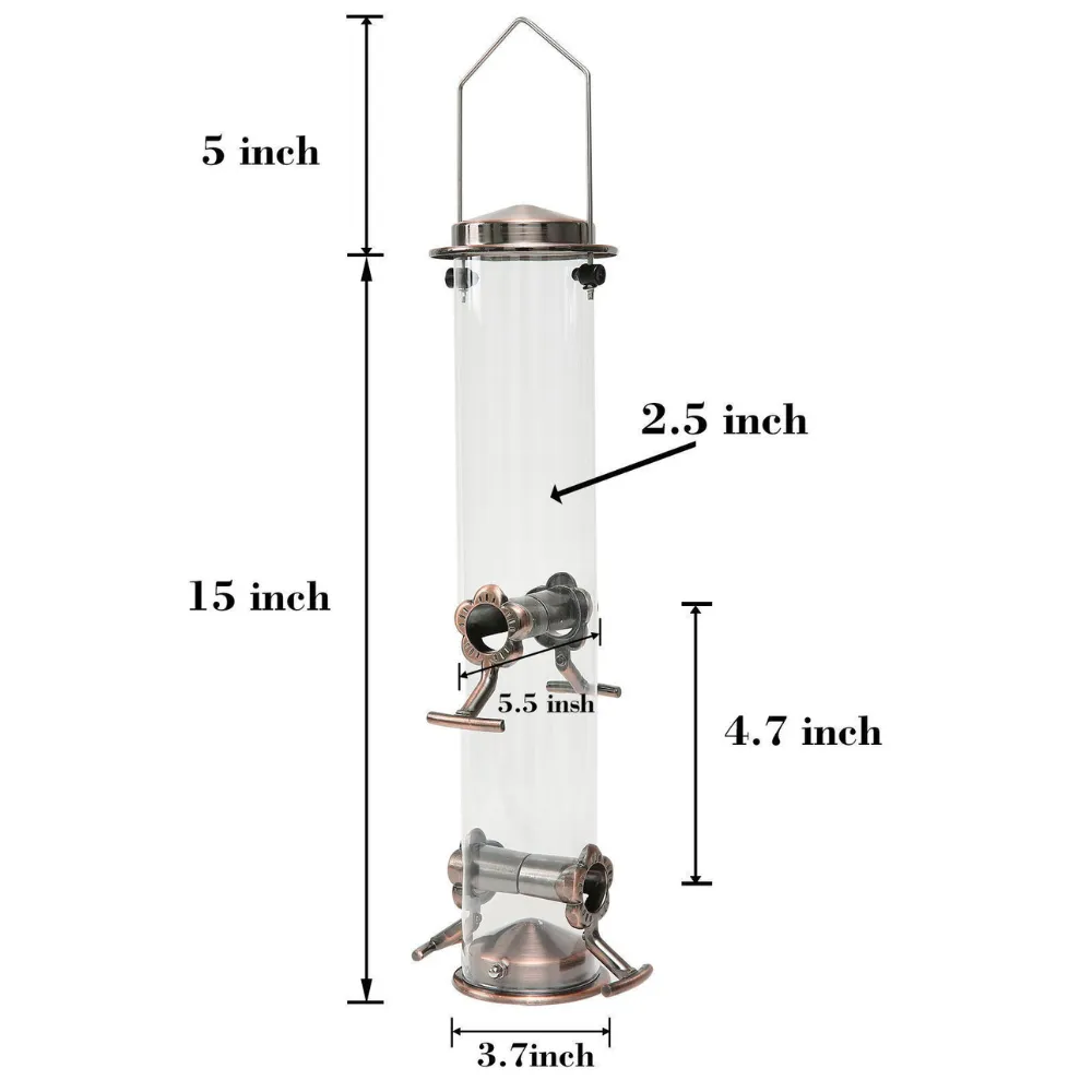 Hanging Metal Feeding Cage for Small Birds and Parrots Hanging Metal Feeding Cage for Small Birds and Parrots