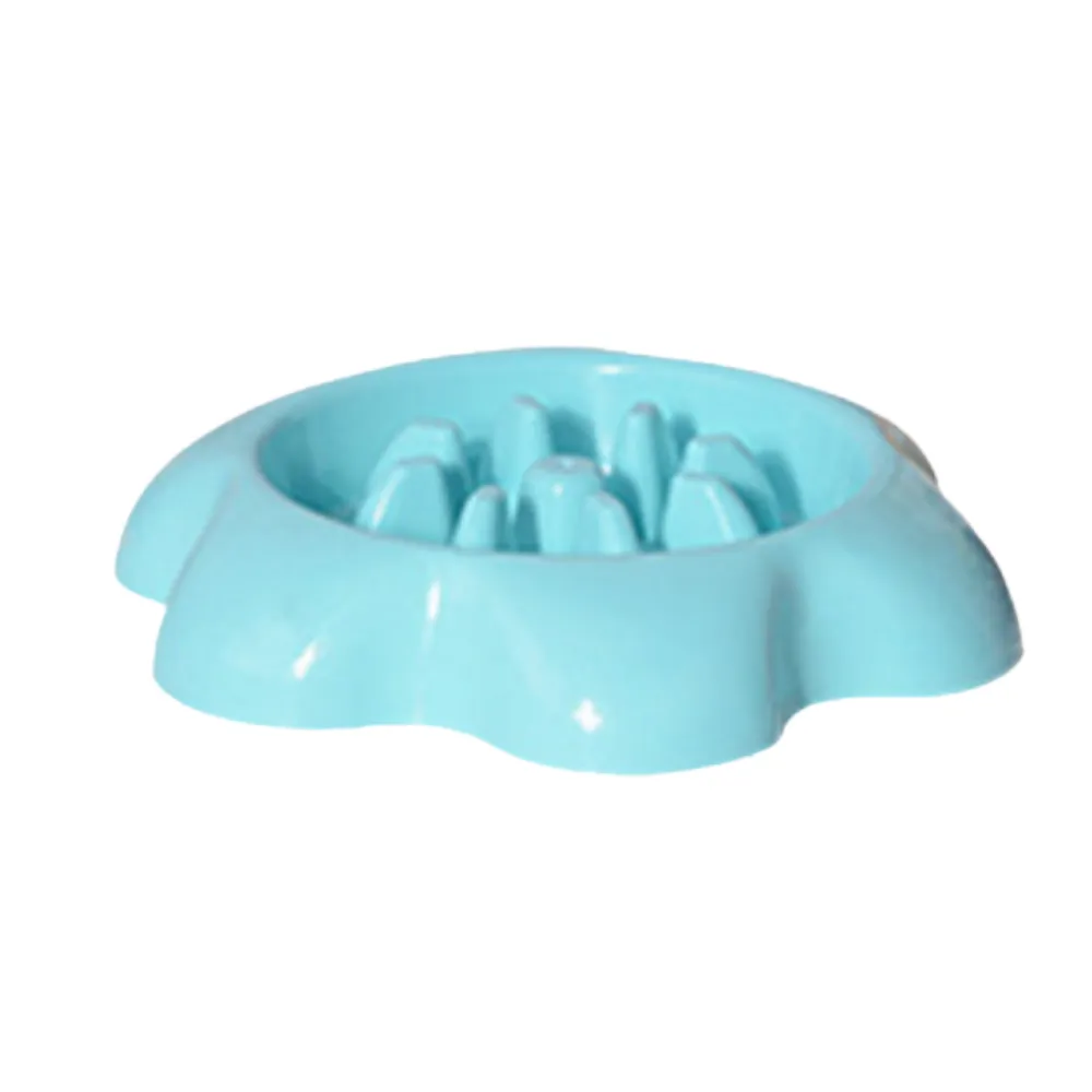 Flower Shape Pet Food Bowl Plastic Dog Bowl 