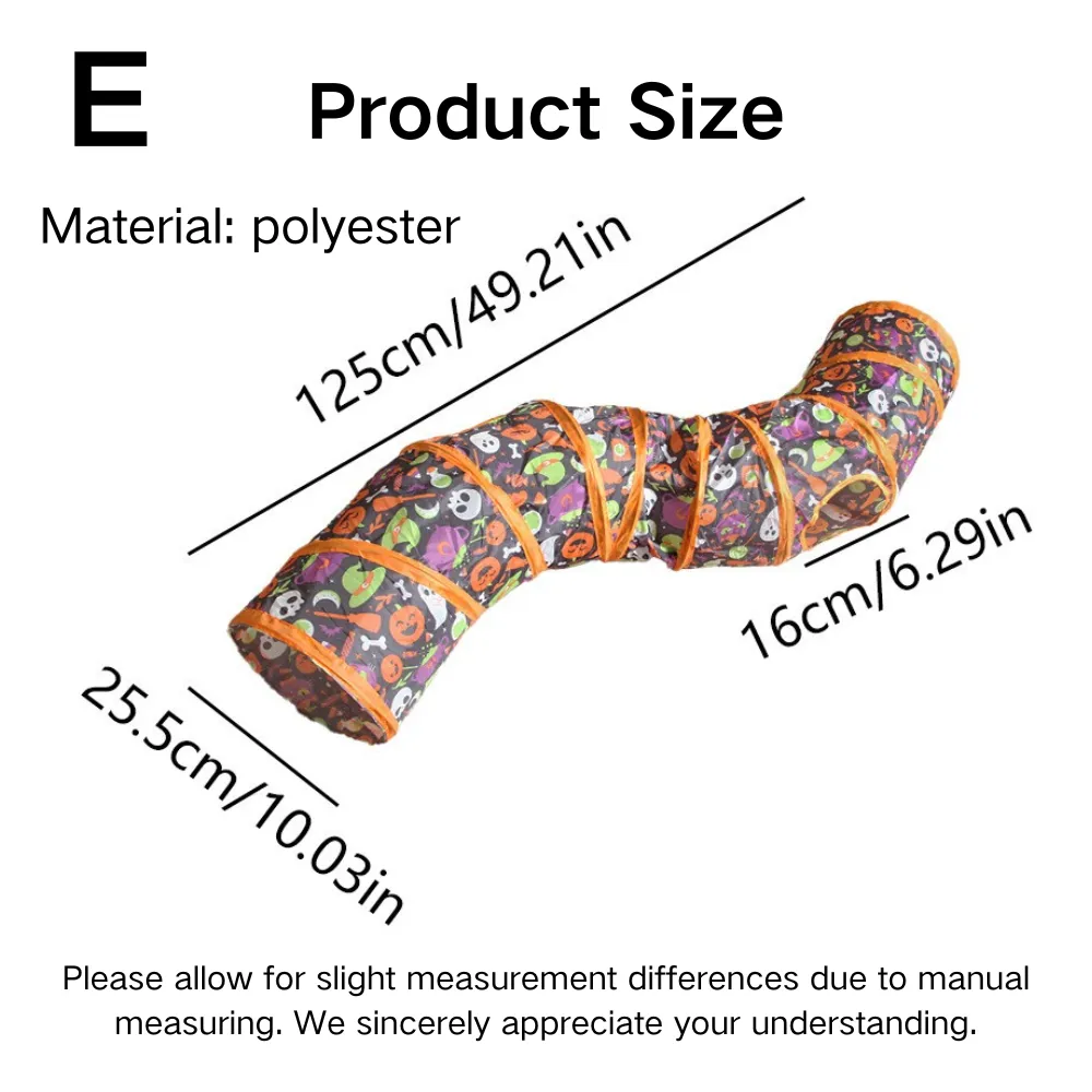 Multi-Style Easy to Clean Polyester Cat Tunnel E
