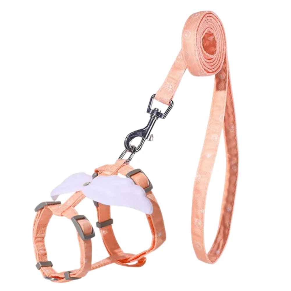 Nlyon Angel Wing Harness and Leash Set for Cat Nlyon Angel Wing Harness and Leash Set for Cat