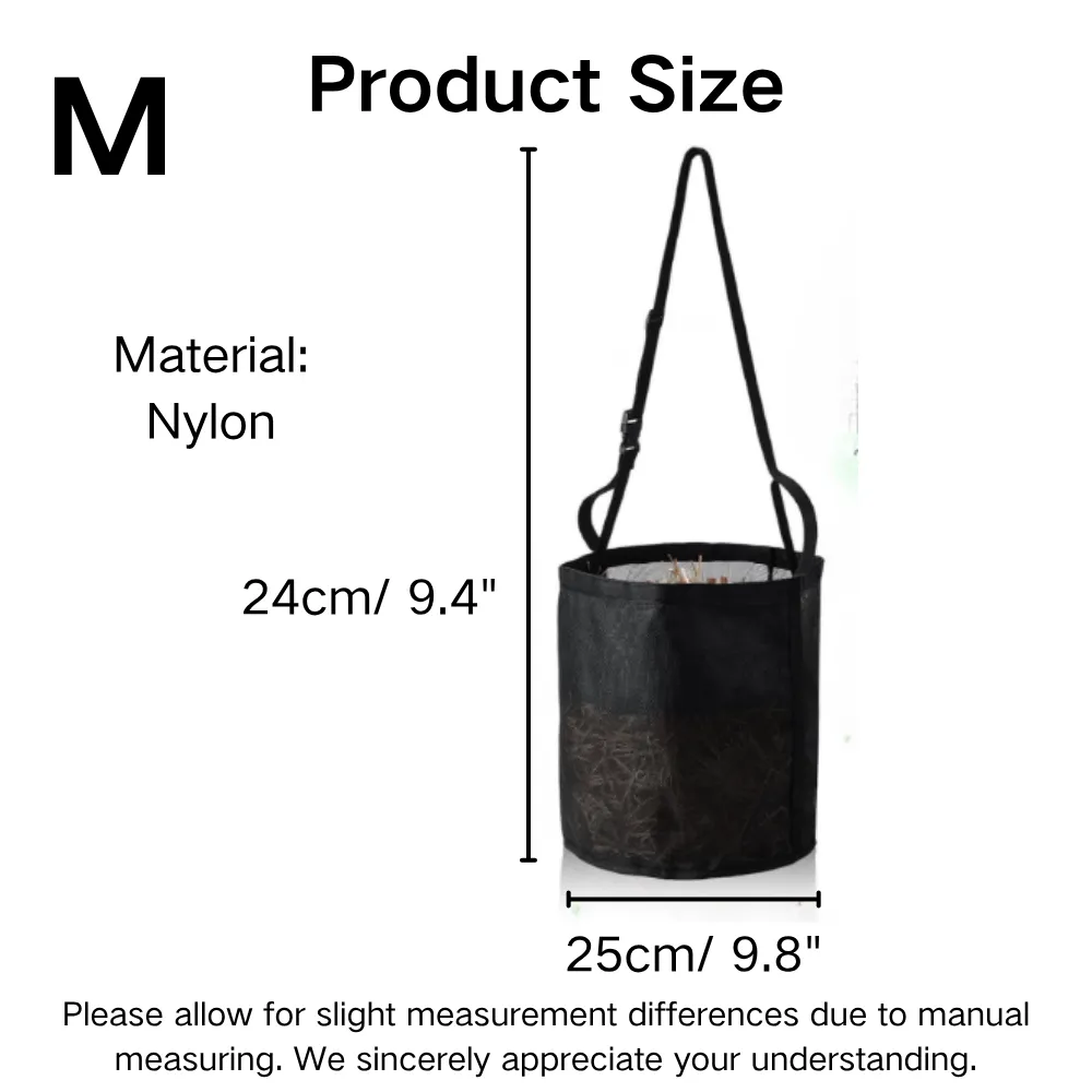 Feed Bag for Horses with Neck Pad M