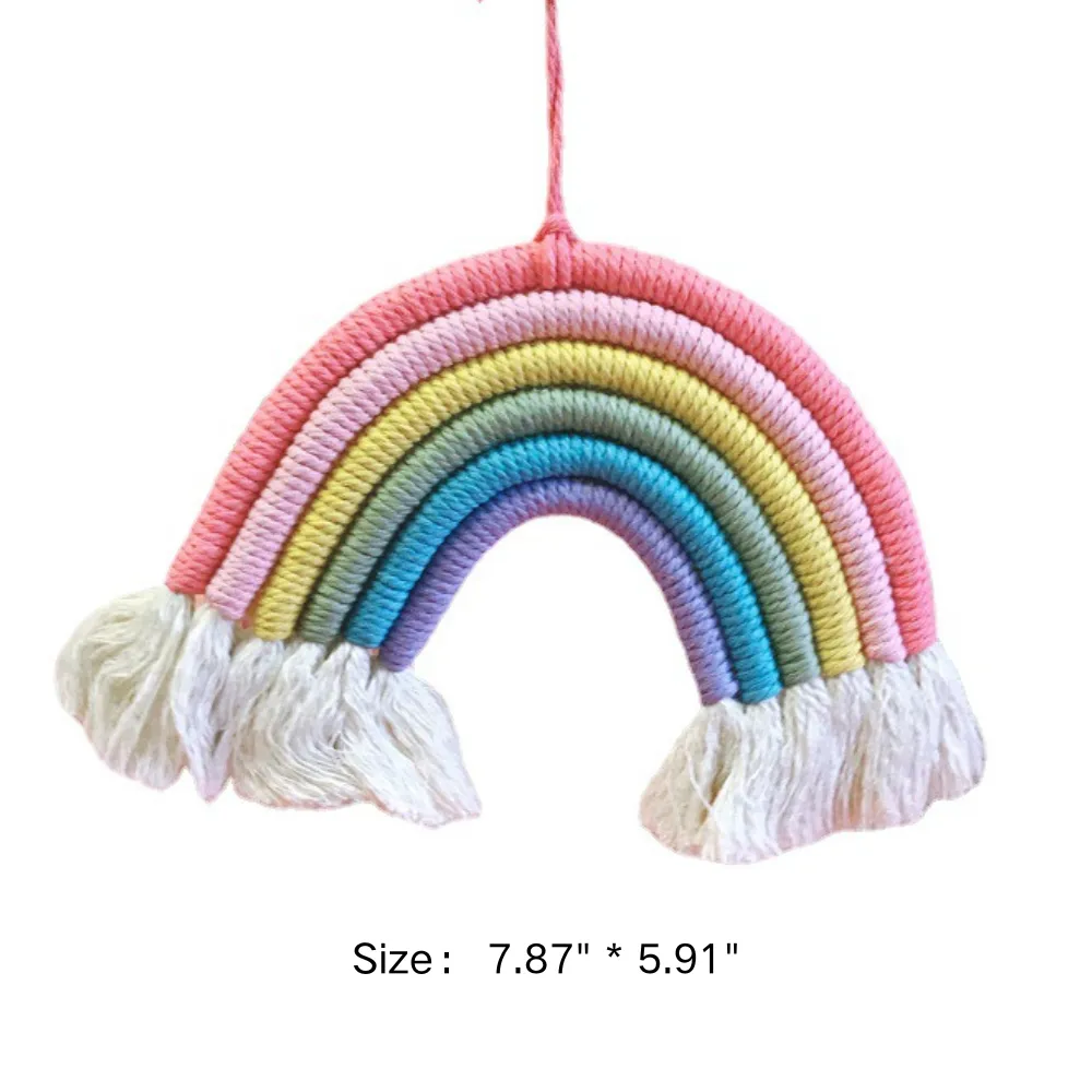 Rianbow-shape Handwoven Cotton-Linen Bird Bed Rianbow-shape Handwoven Cotton-Linen Bird Bed