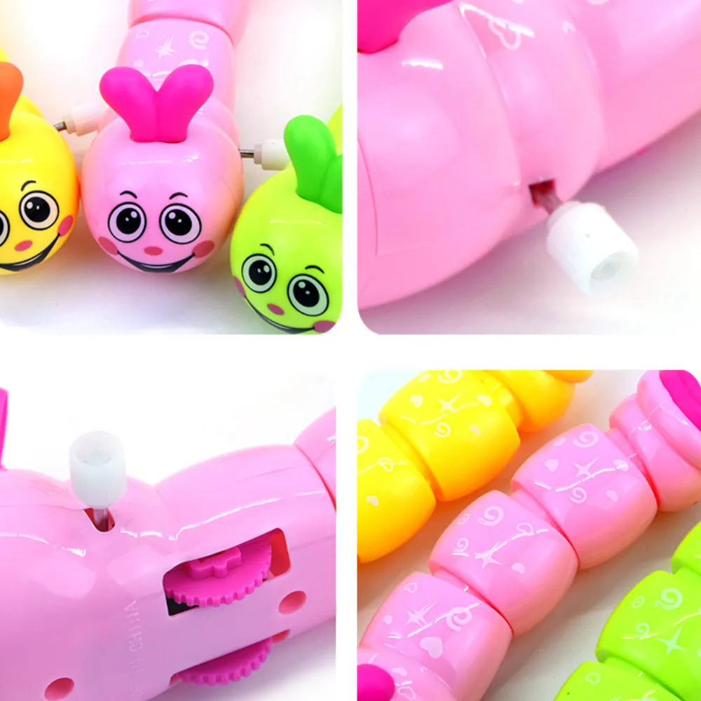  Interactive Swaying Cat Teaser Wind-Up Wiggly Caterpillar Cat Toy