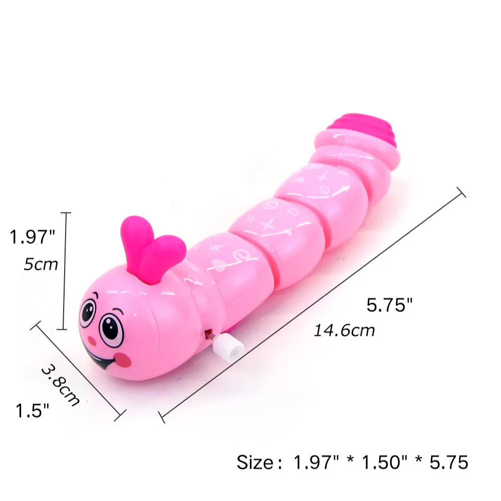  Interactive Swaying Cat Teaser Wind-Up Wiggly Caterpillar Cat Toy
