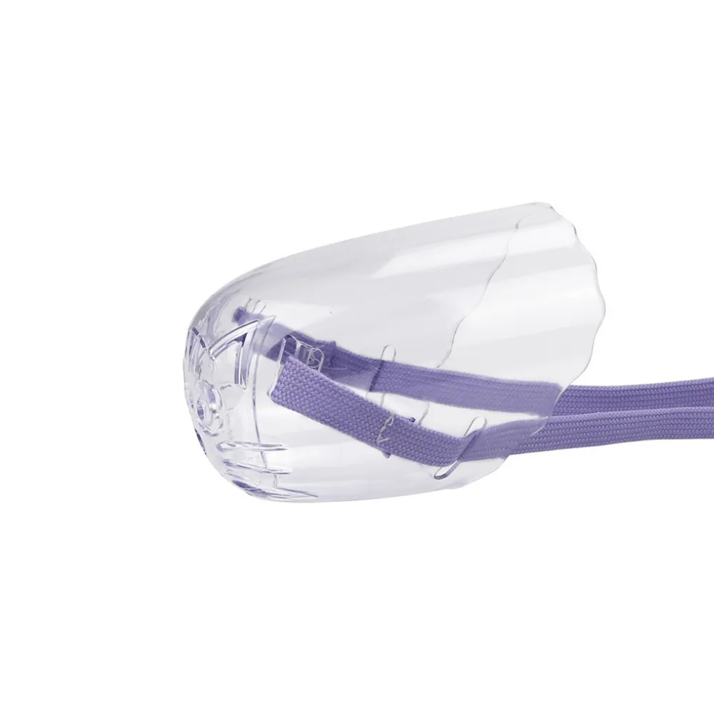 Adjustable Transparent Muzzle Breathable PC Pet Head Cover