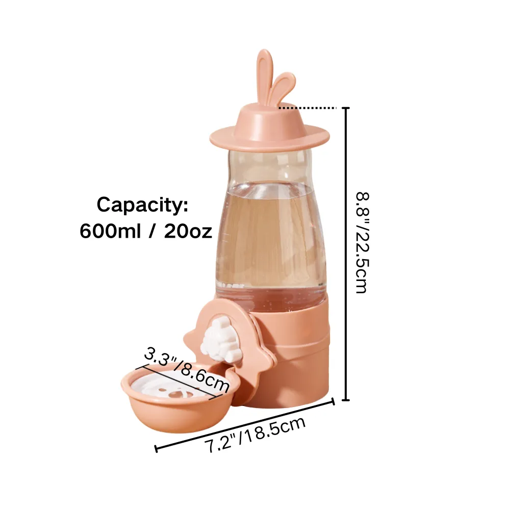 Small Animal Cage Water Bottle Pink Small Animal Cage Water Bottle Pink