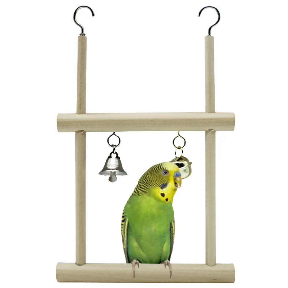  Cage Hanging Bird Swing Bridge Toy Bird 