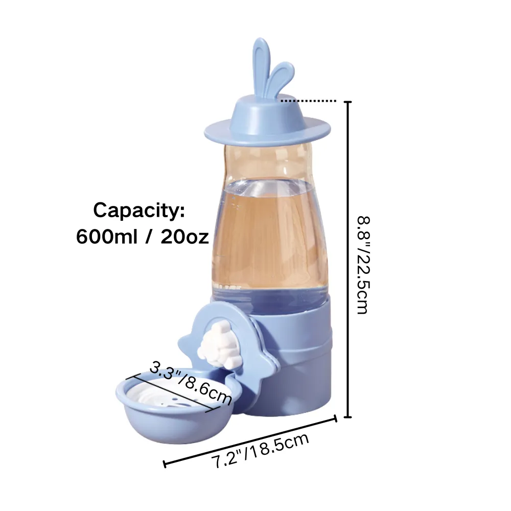 Small Animal Cage Water Bottle Blue Small Animal Cage Water Bottle Blue