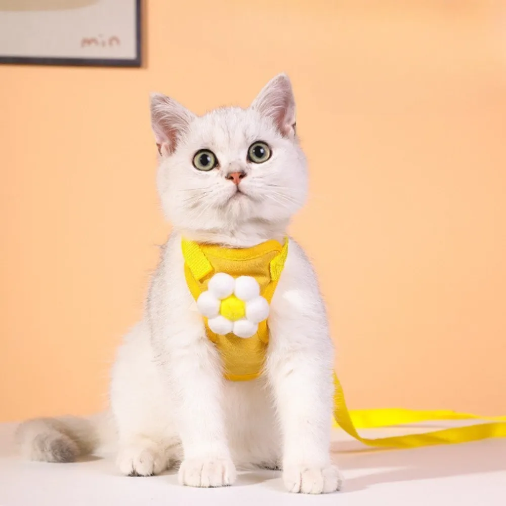 Anti-Escape Breathable Polyester Pet Harness with Leash4