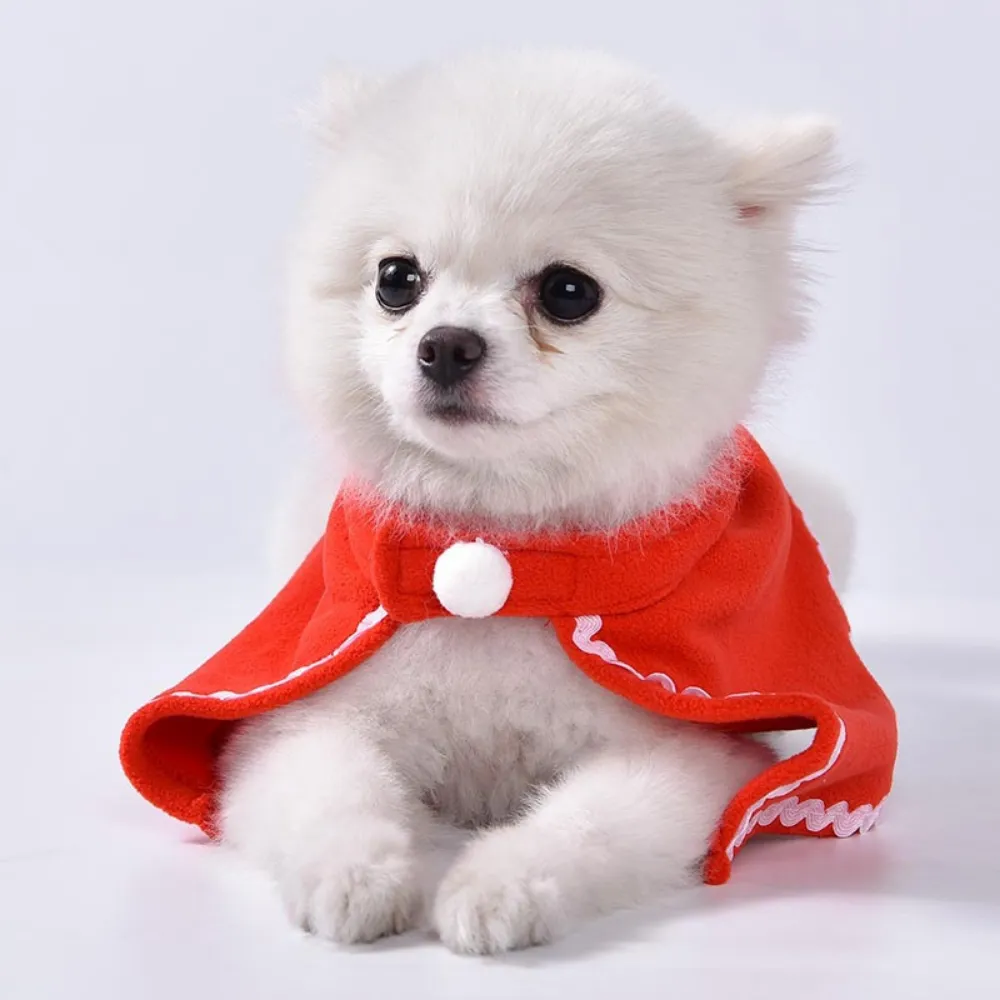  Comfortable Fabric Christmas Dog Dress for Pet Walking and Christmas Party