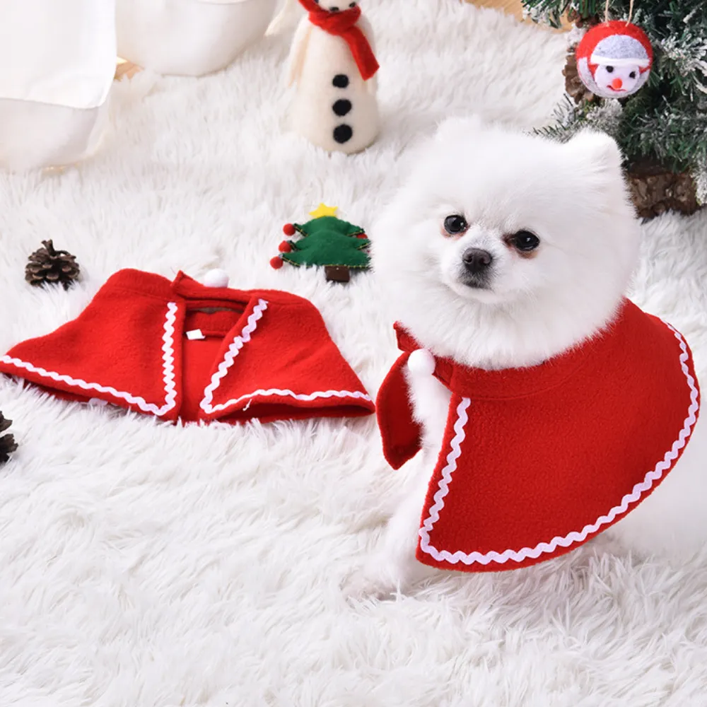  Comfortable Fabric Christmas Dog Dress for Pet Walking and Christmas Party
