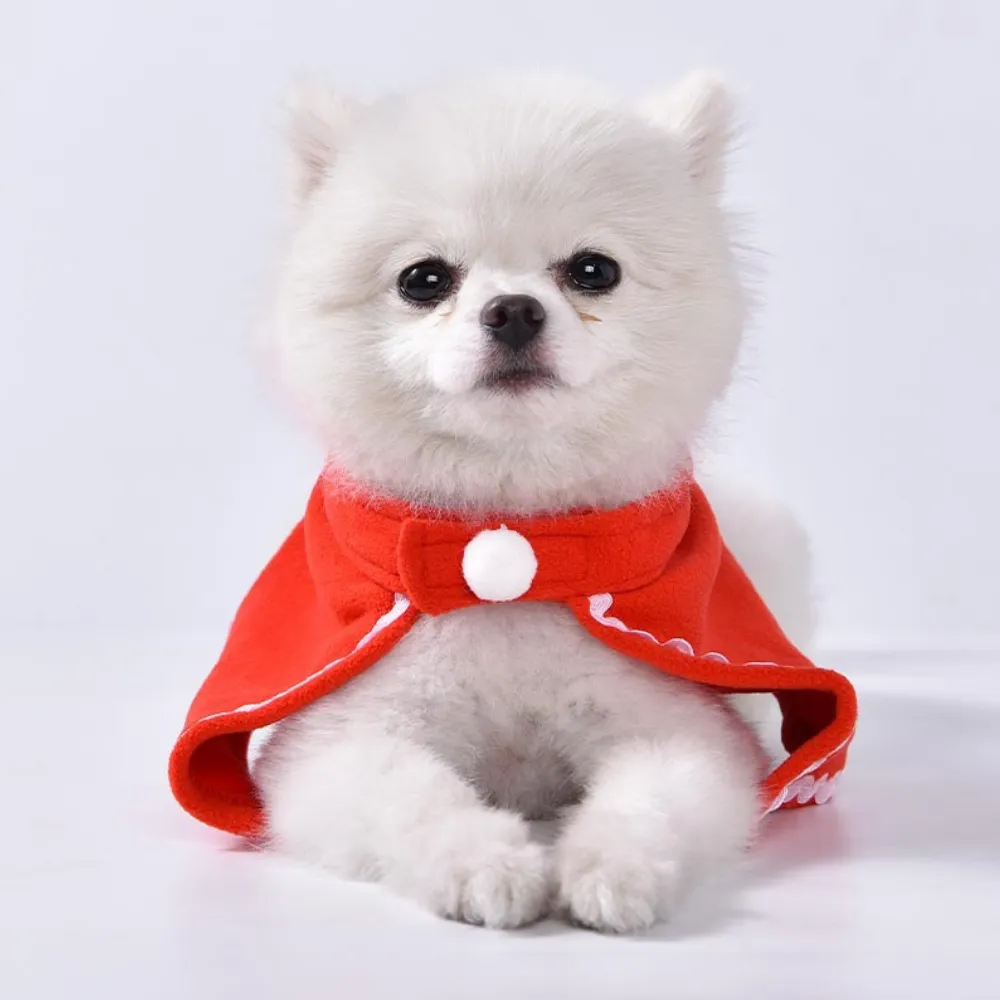  Comfortable Fabric Christmas Dog Dress for Pet Walking and Christmas Party