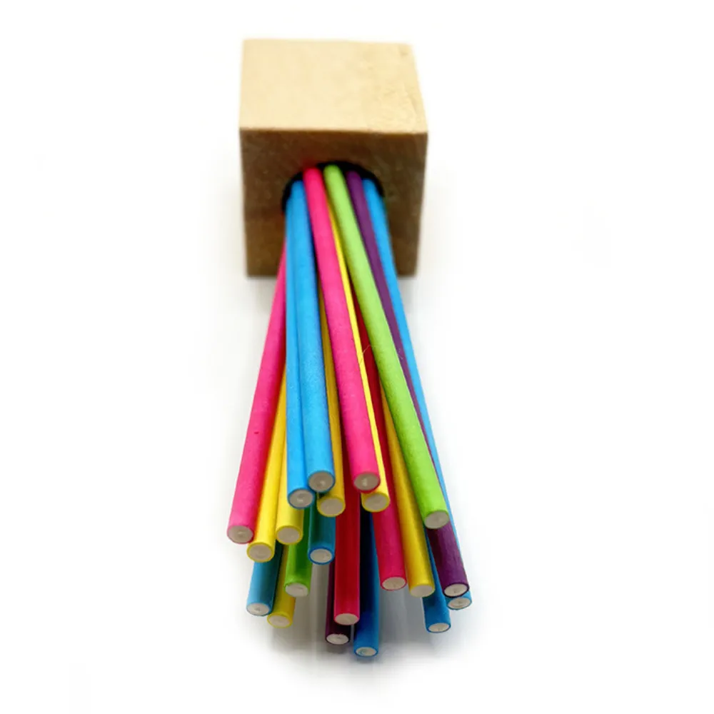 Colorful Hanging Bird Perch with Chewable Paper Sticks5