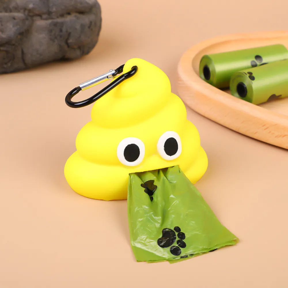 Portable Vinyl Poop Bag Dispenser with Waste Bags2