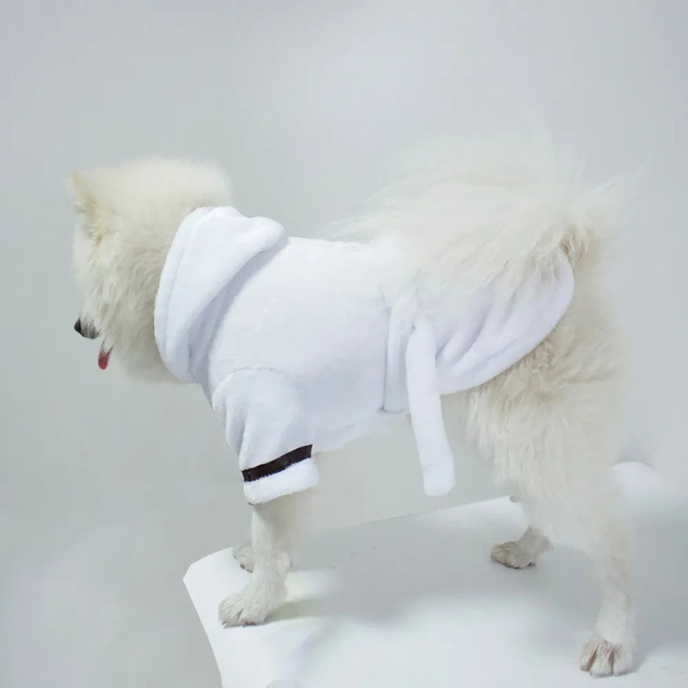 Adjustable Comfortable Flannel Fabric Pet Hooded Pajamas