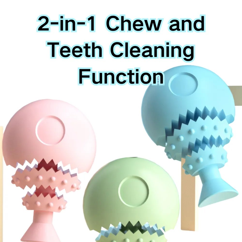 Fish Bone-Shaped TPR Dog Chew Toy Durable Teething Toy for Small Dogs