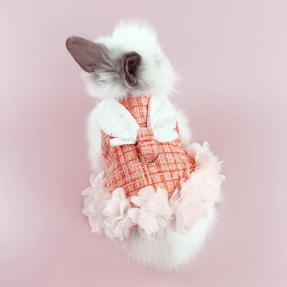 Stylish Cute Cotton Rabbit Dress with Leash