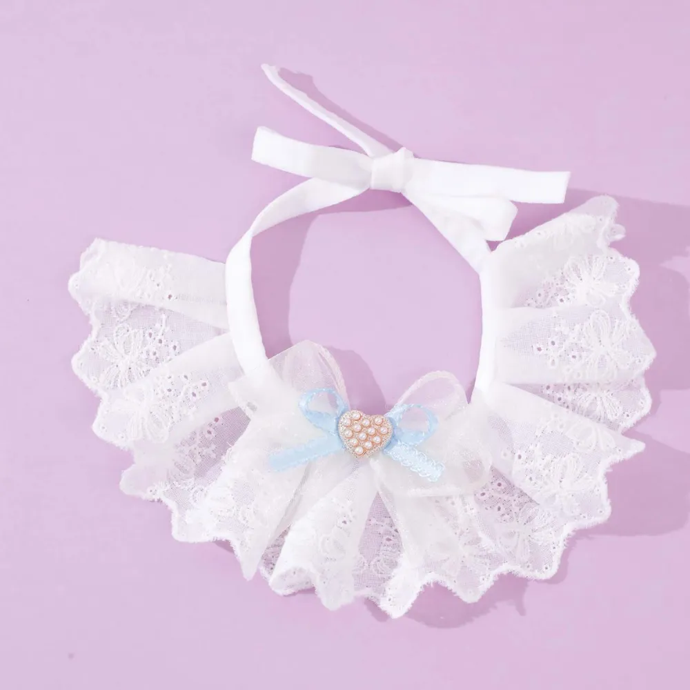 3 Colour Pet Neck Accessory Cute Knitted Cat Collar