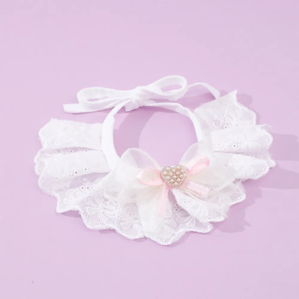 3 Colour Pet Neck Accessory Cute Knitted Cat Collar