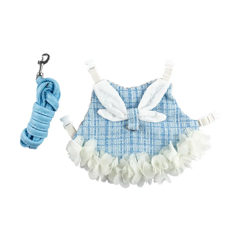 Stylish Cute Cotton Rabbit Dress with Leash