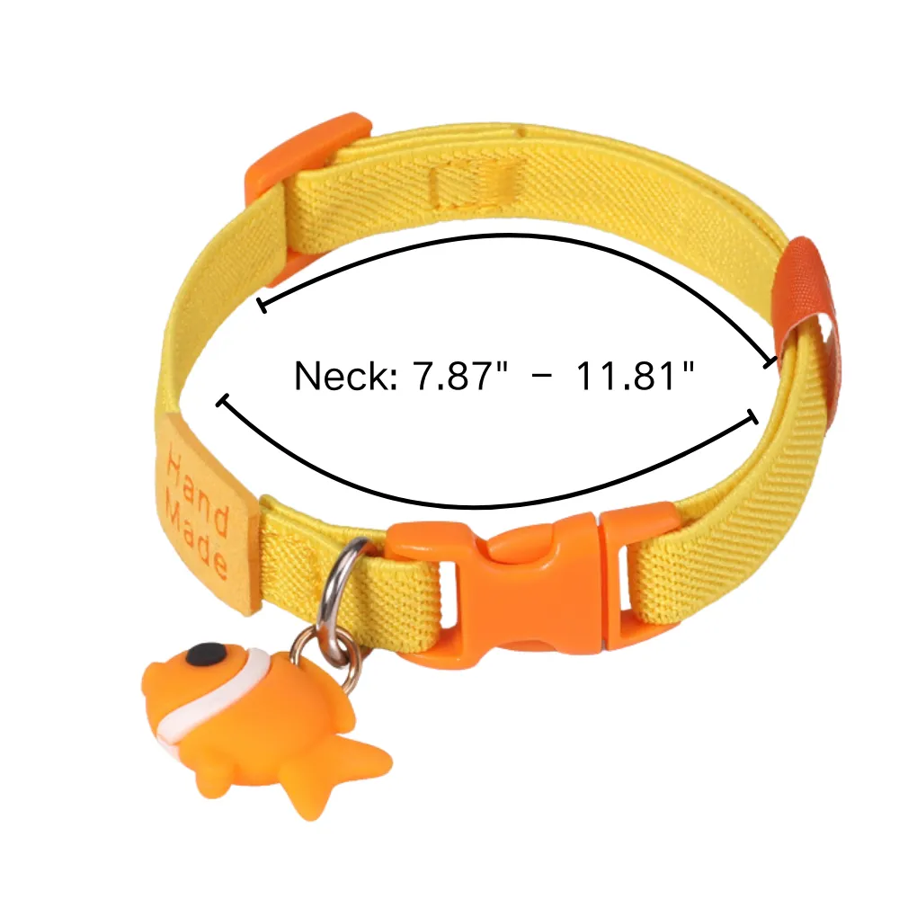 2 Colour Adjustable Pet Collar For Cats and Small Dogs