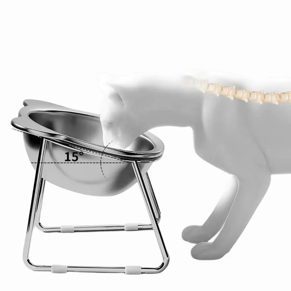 Stainless Steel Bowls with a Sturdy Anti-Slip Durable Pet Bowl