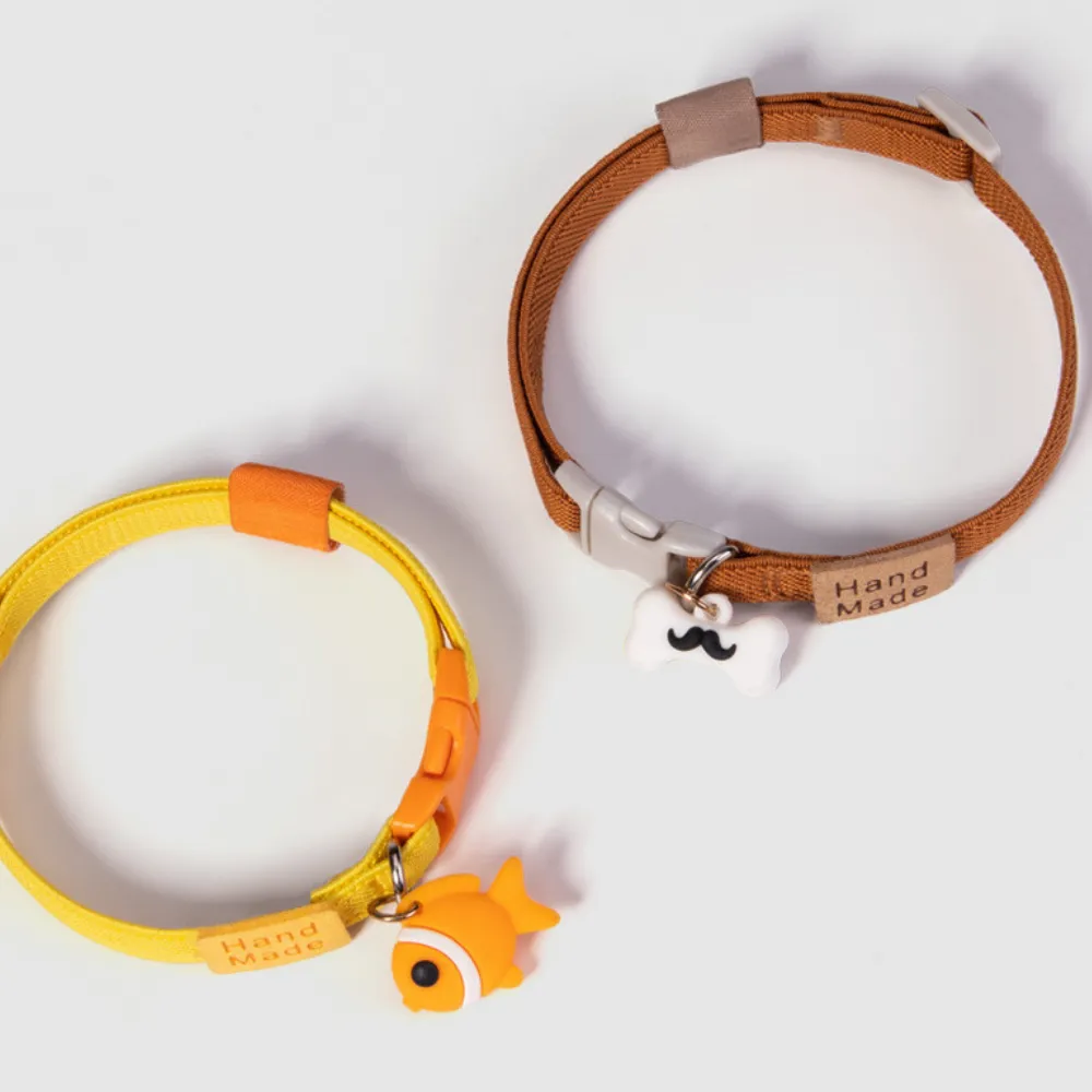2 Colour Adjustable Pet Collar For Cats and Small Dogs