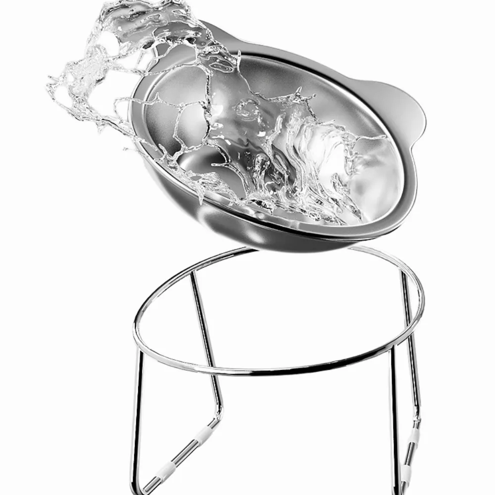 Stainless Steel Bowls with a Sturdy Anti-Slip Durable Pet Bowl