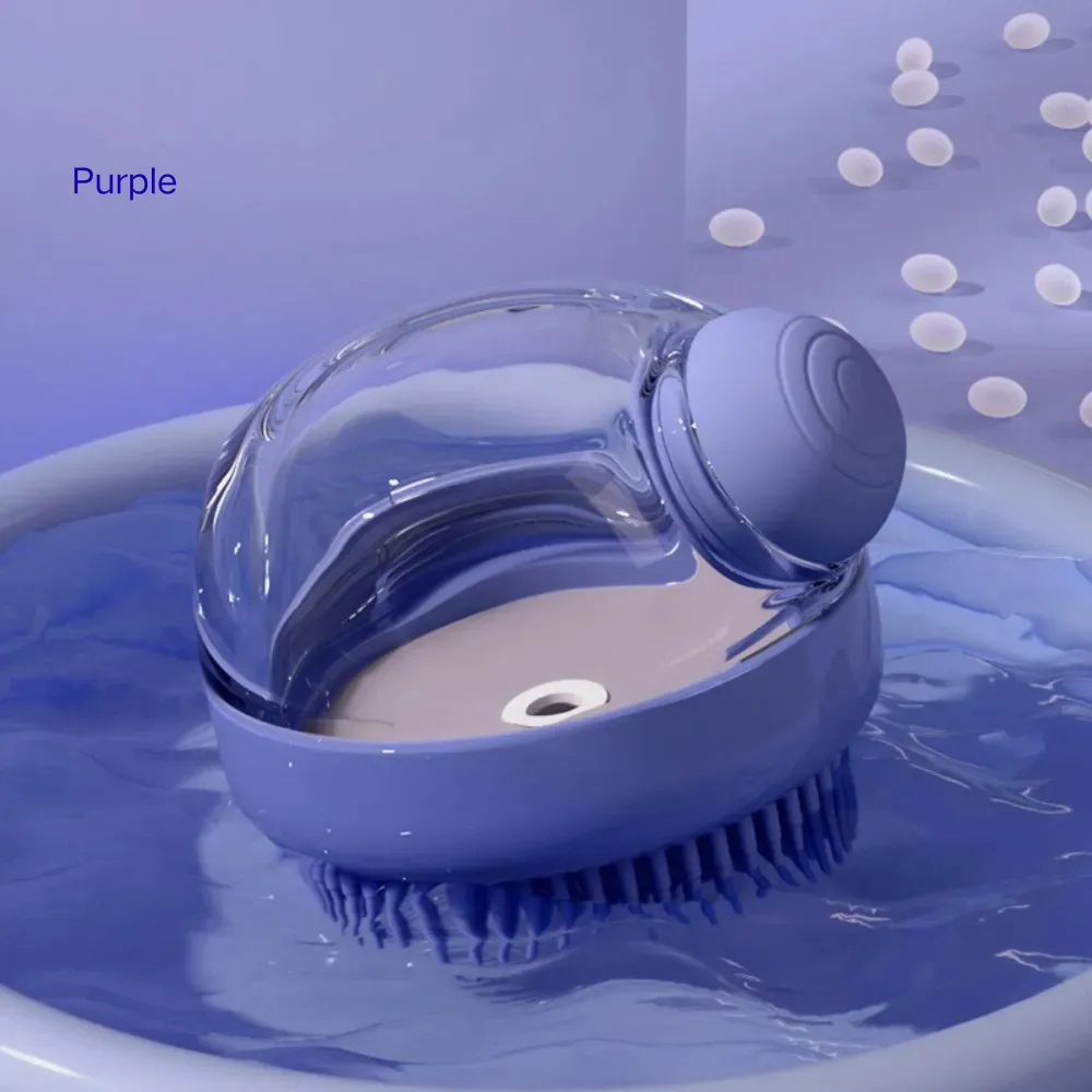Cat Dog Soft Massage Bath Shower Pet Shampoo Brush