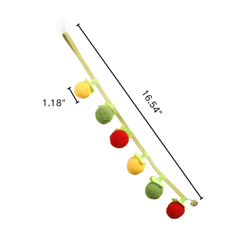 Interactive Squeaky Catnip Little Tomato Shape Plush Cat Toy Interactive Squeaky Catnip Little Tomato Shape Plush Cat Toy
