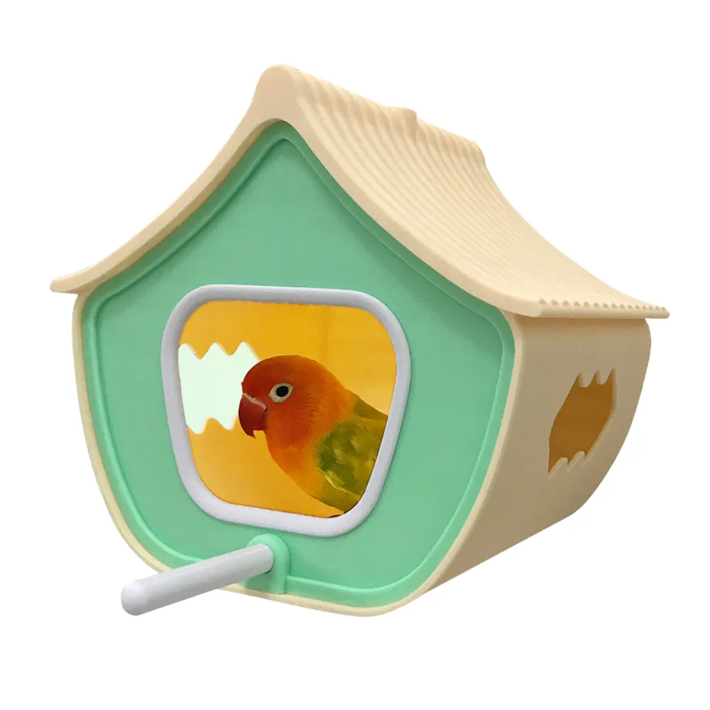 Beautiful Breathable Hanging PLA Bird House with Perch1 Beautiful Breathable Hanging PLA Bird House with Perch