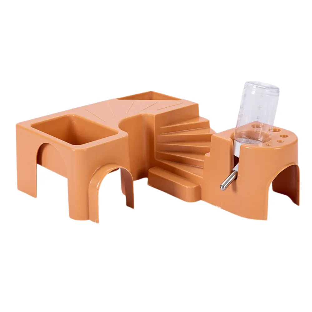Multi-Functional Hamster Cage Accessory Set with Water Bottle