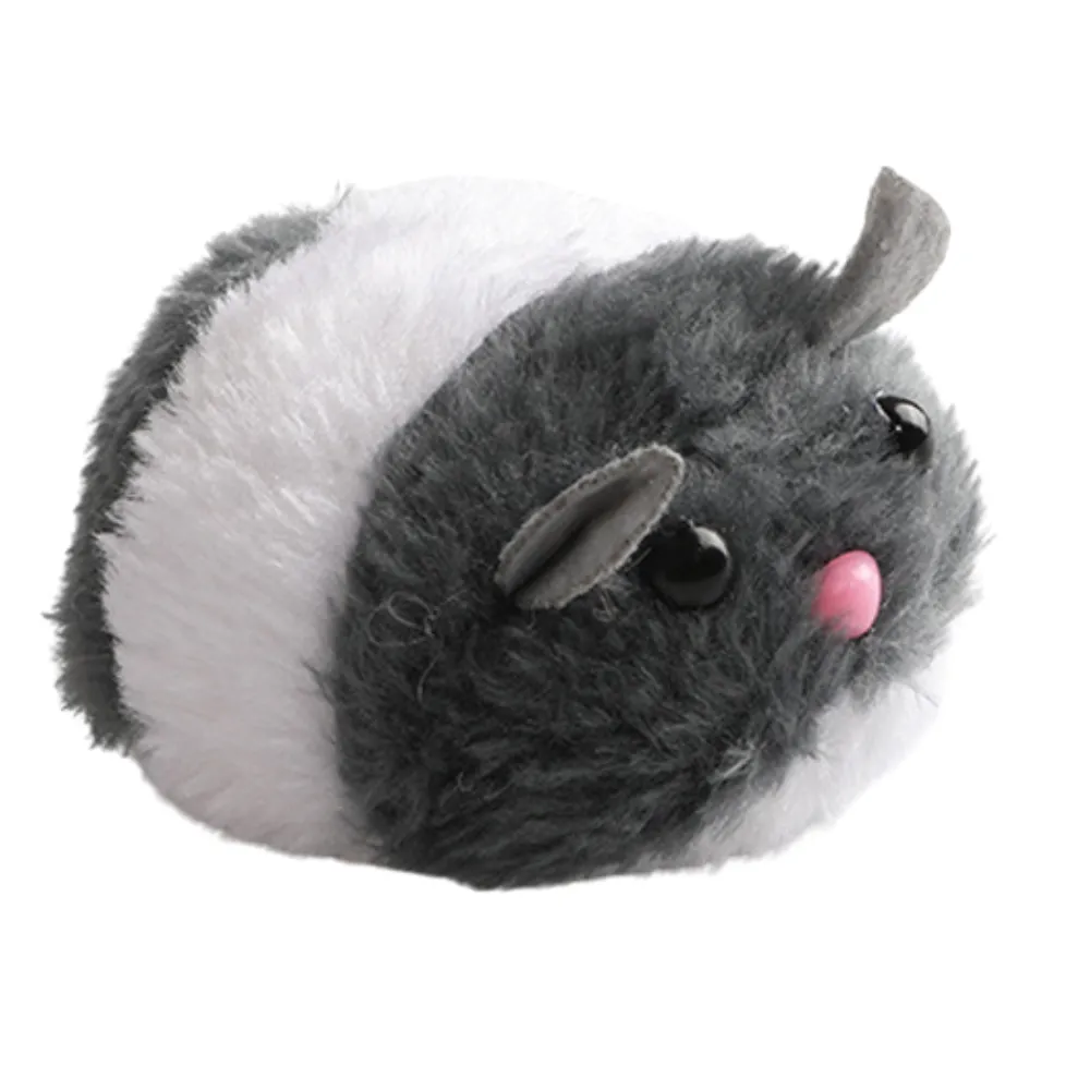 Interactive Squeaky Catnip Mouse Shape Plush Cat Toy