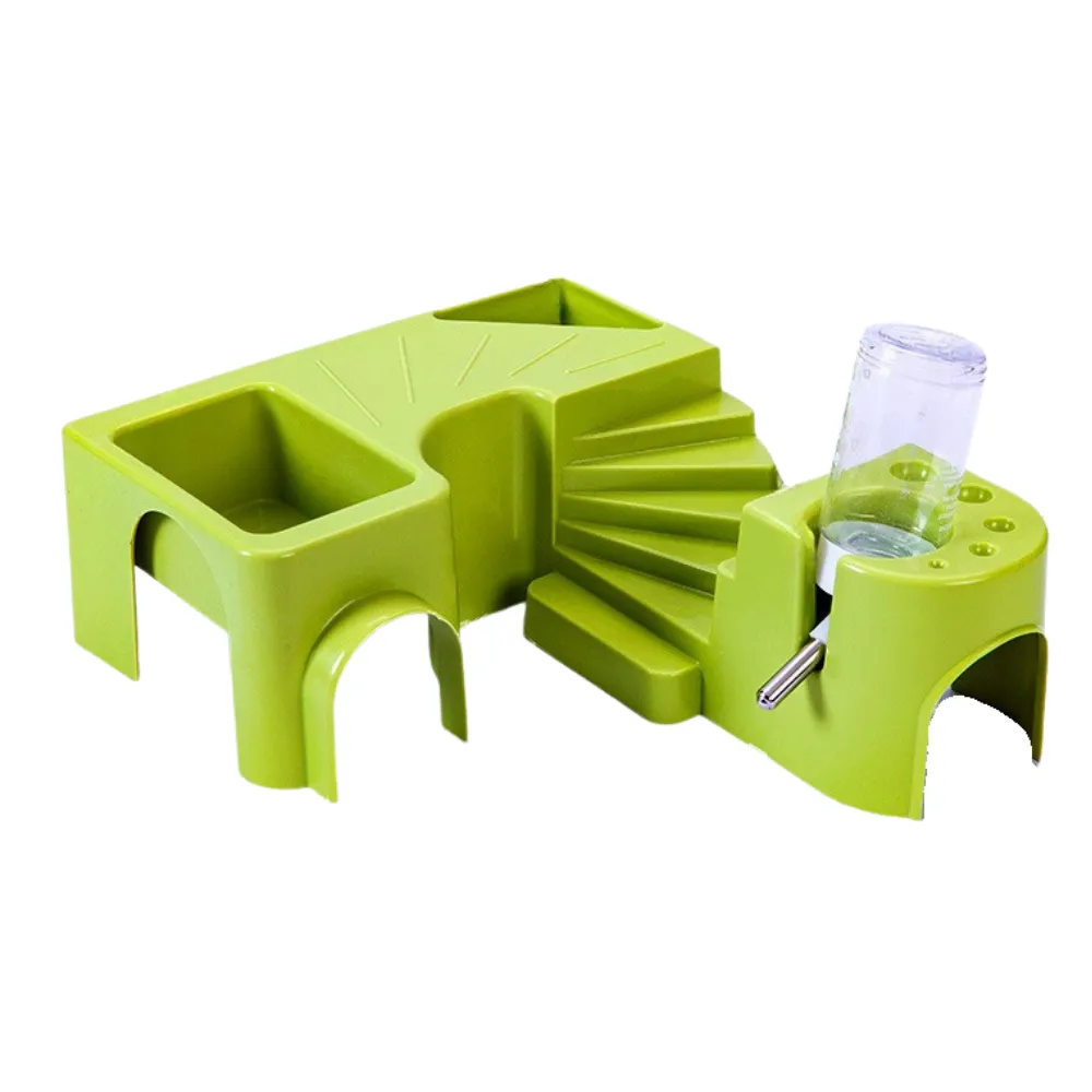 Multi-Functional Hamster Cage Accessory Set with Water Bottle