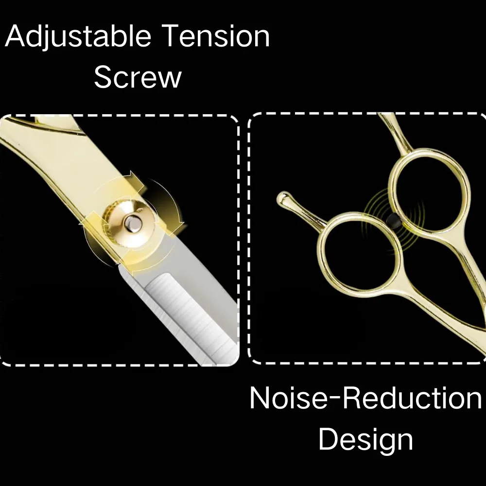 7.7 Inch and 6.5 Inch Stainless Steel Pet Grooming Scissors