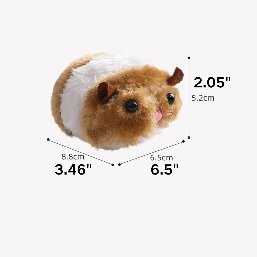 Interactive Squeaky Catnip Mouse Shape Plush Cat Toy