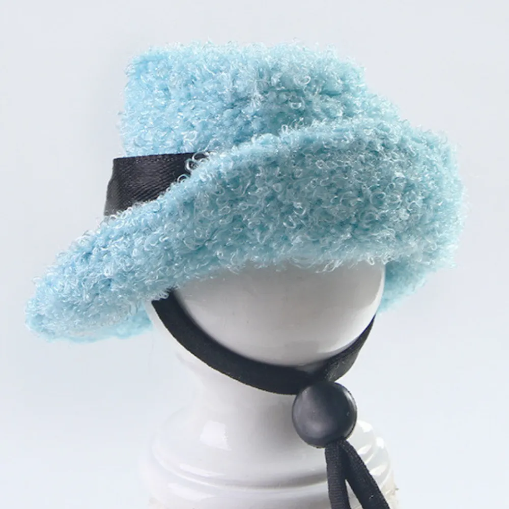 Small Animal Sky Blue Hat for Hamster Guinea Pig