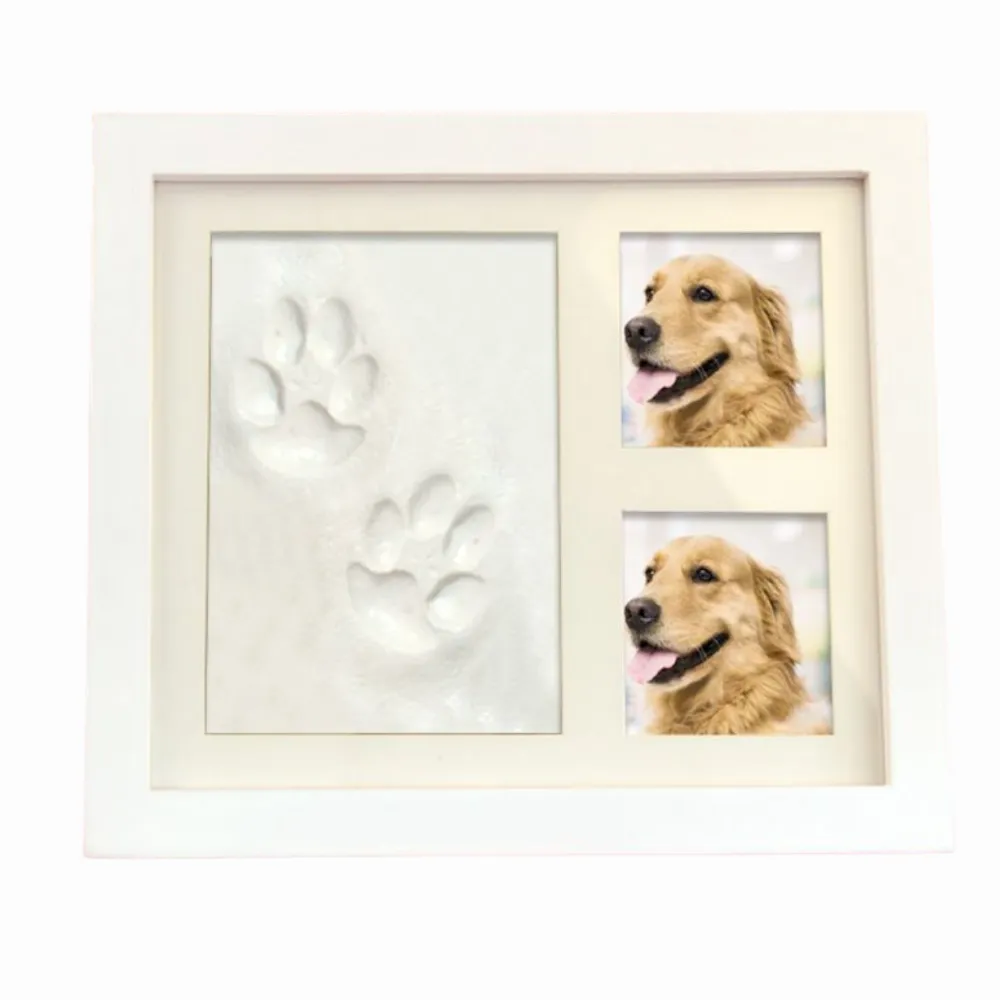 Cat Dog Memory Keepsake Photo Display Table Pet Paw DIY Ink Pad Frame Cat Dog Memory Keepsake Photo Display Table Pet Paw DIY Ink Pad Frame