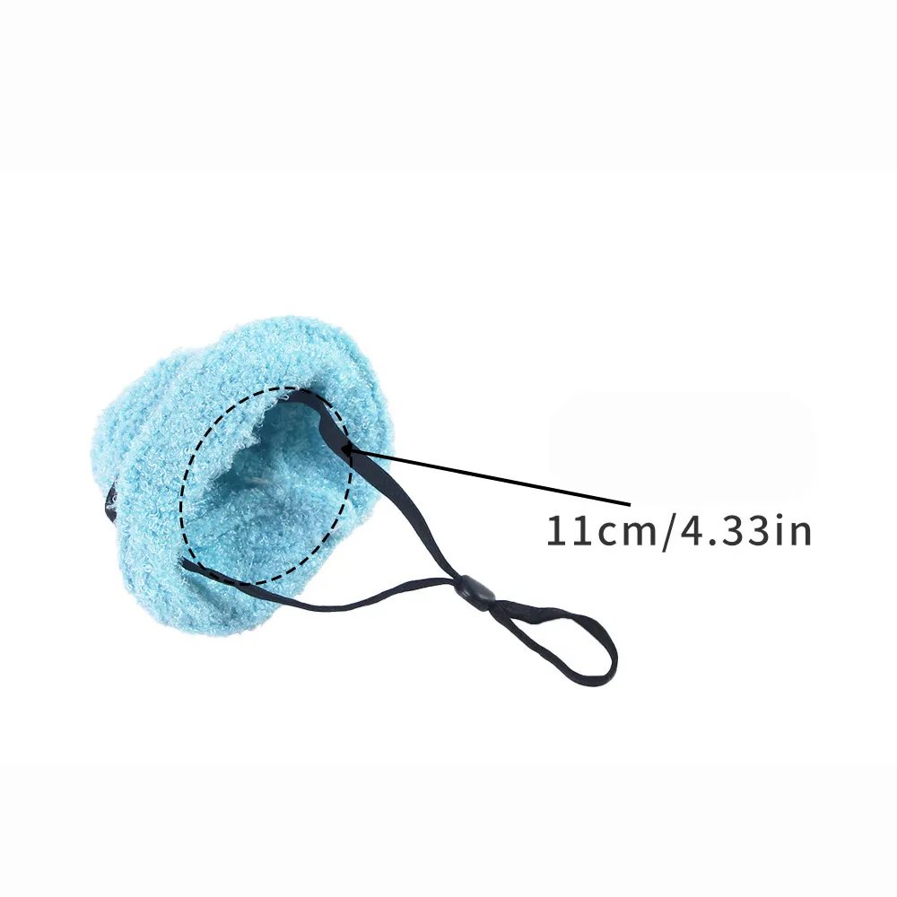 Small Animal Sky Blue Hat for Hamster Guinea Pig