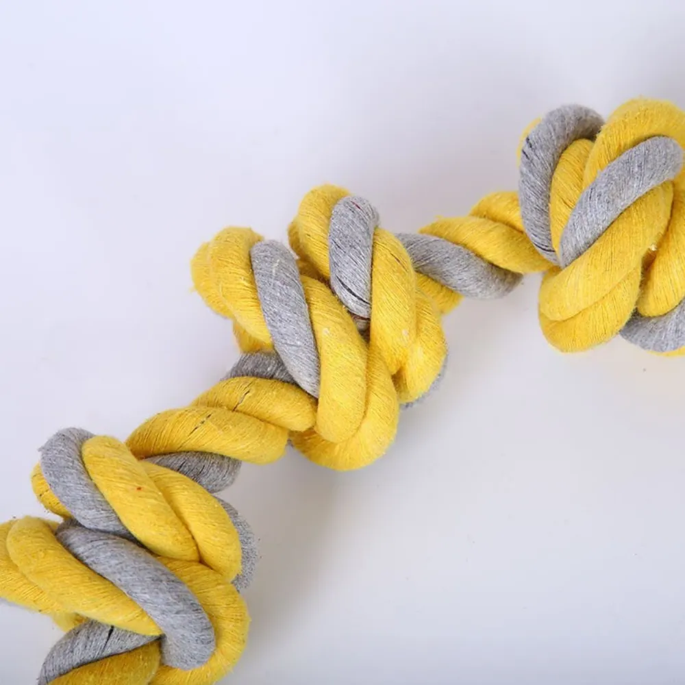 Large Durable Cotton Rope Dog Toy for Aggressive Chewers