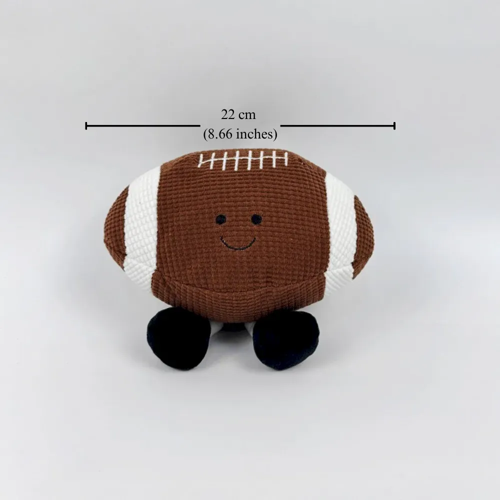 squeaky dog toy Plush Dog Sports Ball Toy Squeaky Football Basketball Volleyball