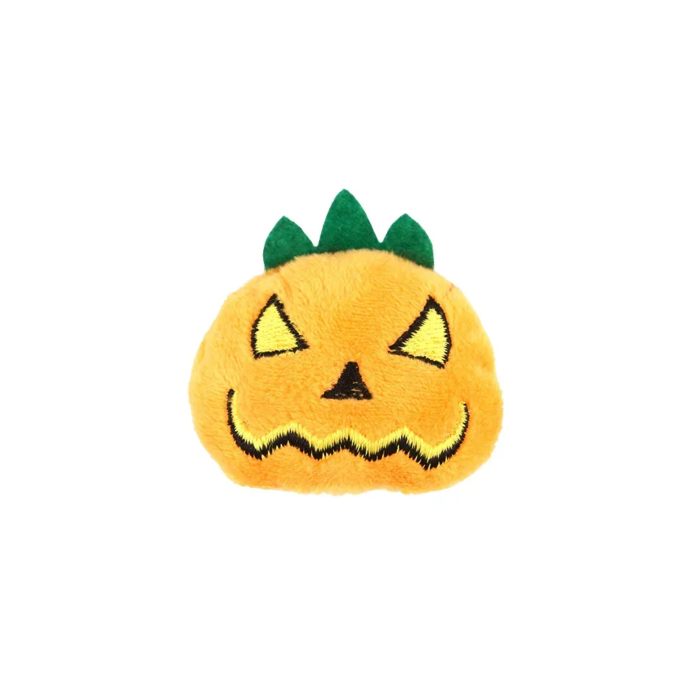 Halloween Pumpkin Cat Toy Durable Bite Resistant with Squeaker
