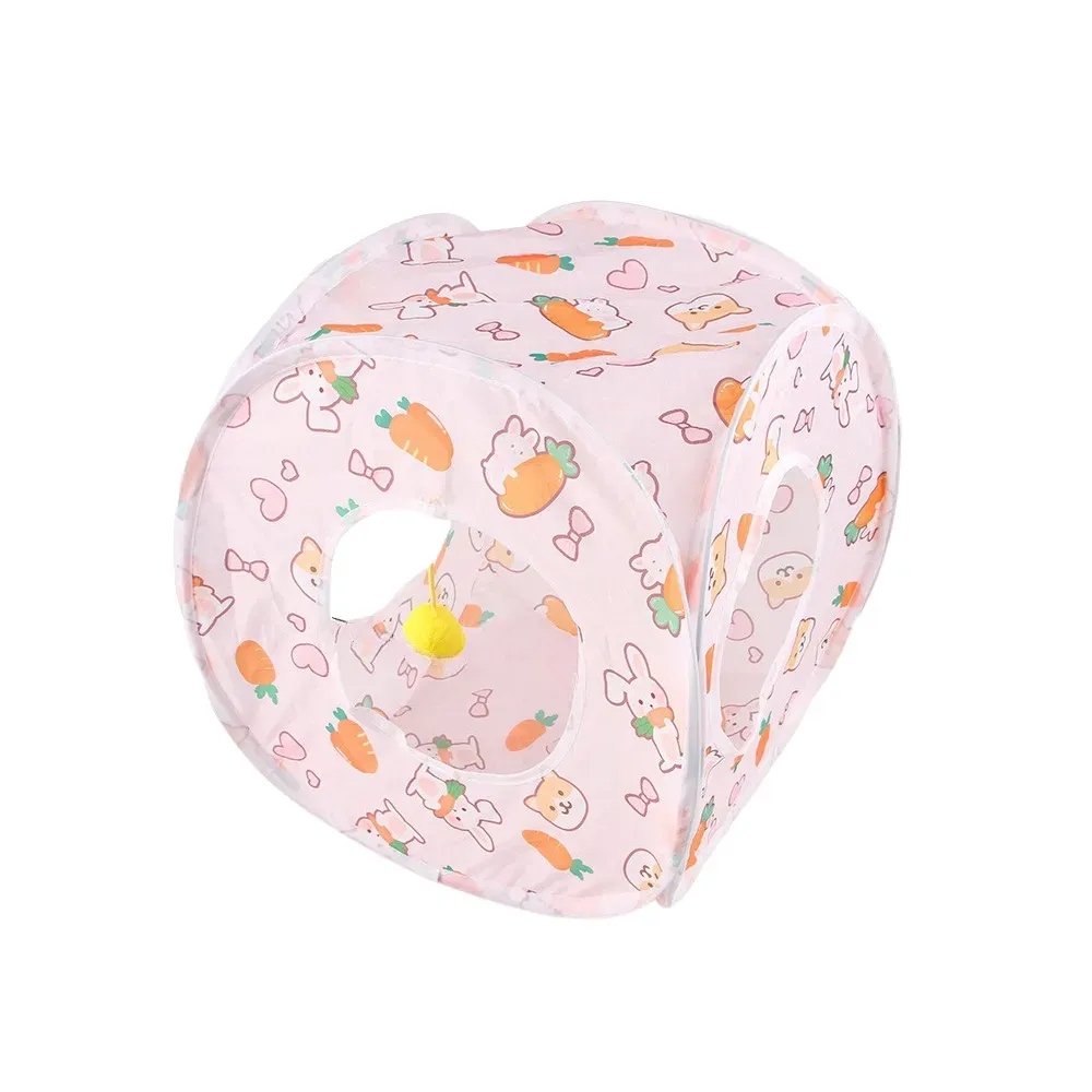 foldable carrot tunnel Carrot Tunnel Square Design Foldable Small Animal Play Tube