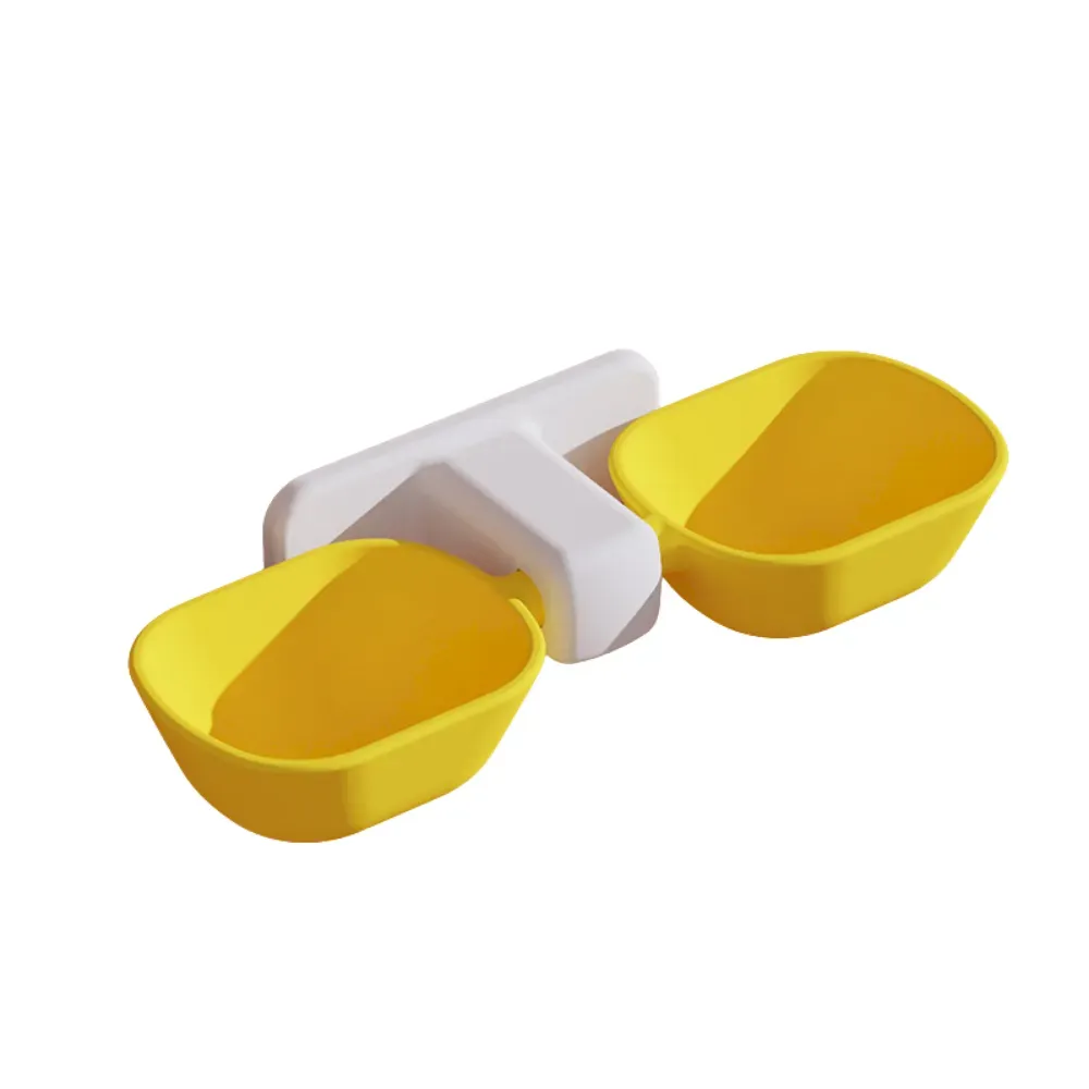 Hanging Cat Bowl Detachable Thickened Dual Pet Feeding Bowl Anti Spill